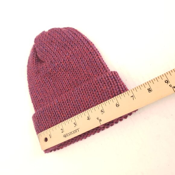 Unisex Adults Crochet Redish Purple Color Cute Hat Beanie - Picture 8 of 8